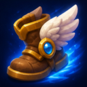 Winged boot
